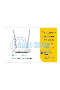 Роутер беспроводной TP-Link TL-WR840N N300 10/100BASE-TX белый
