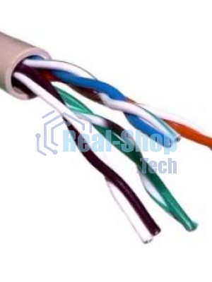 Кабель витая пара U/UTP кат.5e 4х2х24AWG solid CCA PVC сер. 305м (м) PROconnect 01-0043-3