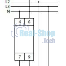 Указатель напряжения LK-713 3 зел. светодиода (сигнализация наличия 3ф 35мм 3х400/230+N IP20 монтаж на DIN-рейке) F&F EA04.007.002