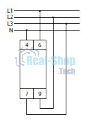 Указатель напряжения LK-713 3 зел. светодиода (сигнализация наличия 3ф 35мм 3х400/230+N IP20 монтаж на DIN-рейке) F&F EA04.007.002