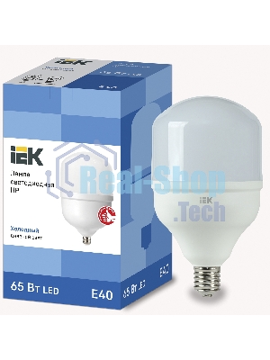 Лампа светодиодная IEK LLE-HP-65-230-65-E40 HP 65Вт 230В 6500К E40