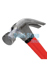 Молоток-гвоздодер Matrix ''optimal'', 450 г, боек c магнитом,фибергласовая обрезиненная рукоятка