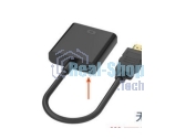 Переходник с кабелем HDMI на VGA плюс аудио