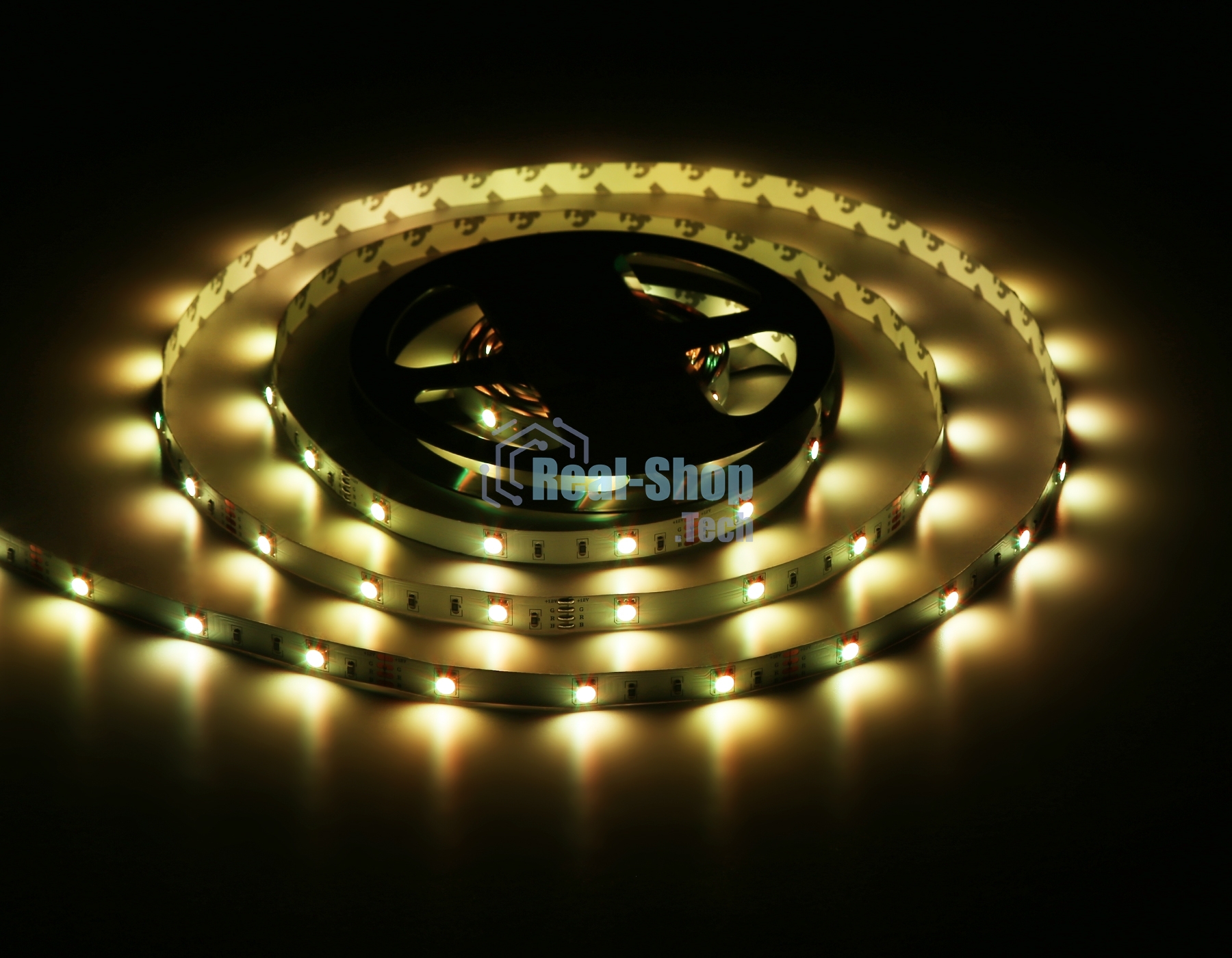 Светодиодная лента Ambrella light GS2201 5050 30Led/ 7.2W m/ 12V IP20 RGB /5000*10*1.87mm (4 конт.)