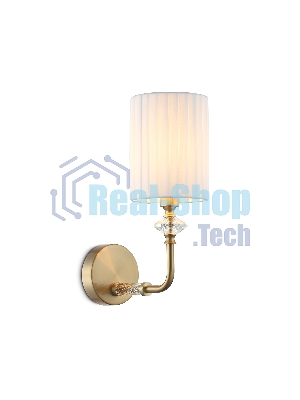 Настенный светильник Ambrella light LH71506 BS/FR латунь/белый матовый E14 max 40W 230*120*310