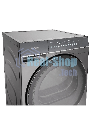Сушильная машина Korting KD 69IHP10 An антрацит, 10 кг, сушка - конденсационная, программ - 12, 59.5 x 85 x 62.7 см