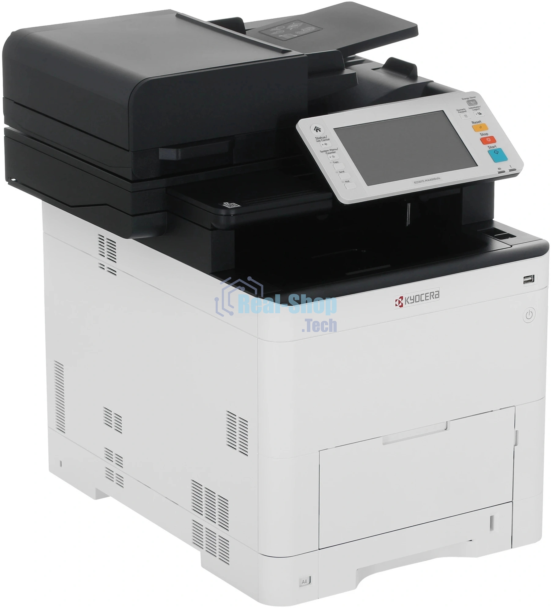 МФУ лазерное Kyocera ECOSYS MA4000cifx (replaces M6635cidn) (1102Z53NL0), A4, цветной, печ. 40 стр/мин., скан. до 60 стр/мин (ч/б) 50 стр/мин (цвет.), 1200 x 1200 dpi (печать) 600 x 600 dpi (скан.), Ethernet, USB