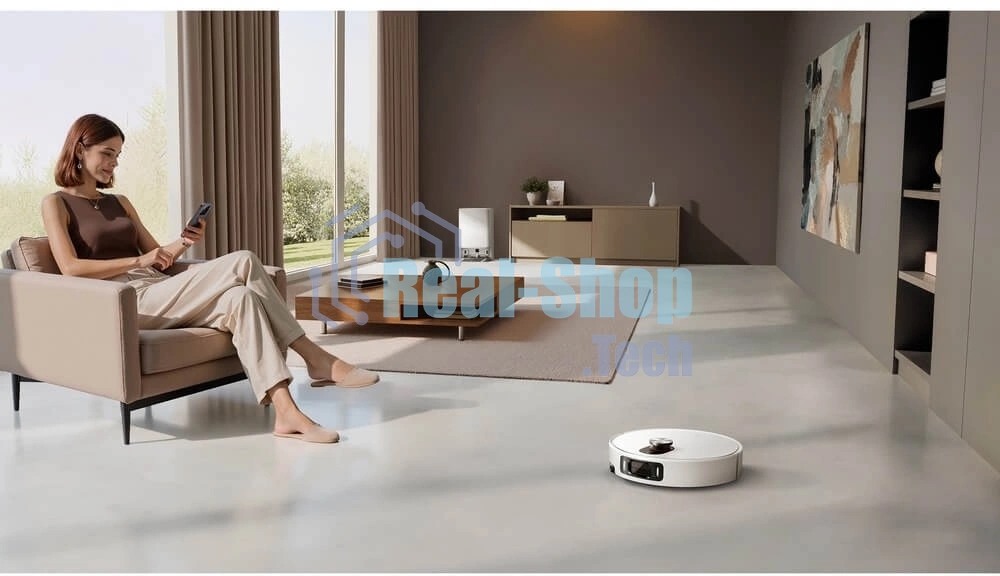 Робот-пылесос Xiaomi Robot Vacuum 5 Pro EU белый, 5200 мАч Li-Ion, уборка сухая/влажная, пылесборник контейнер 0.29 л