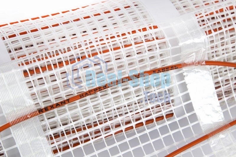 Теплый пол (нагревательный мат) Rexant Extra, площадь 3,5 м2 (0,5 х 7,0 метров), 560Вт, (двух жильный)