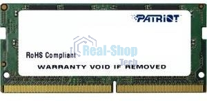 Оперативная память Patriot, DDR4, 16GB (1x16 GB), 2400 MHz, CL17, SO-DIMM