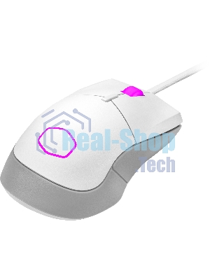 Мышь проводная Cooler Master MM-310-WWOL1 белый, 12000 dpi, USB Type-A, кнопки - 6