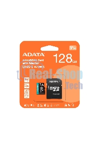 Флеш карта MICRO SDXC 128Gb W/AD. AUSDX128GUI3V30SA2-RA1 ADATA