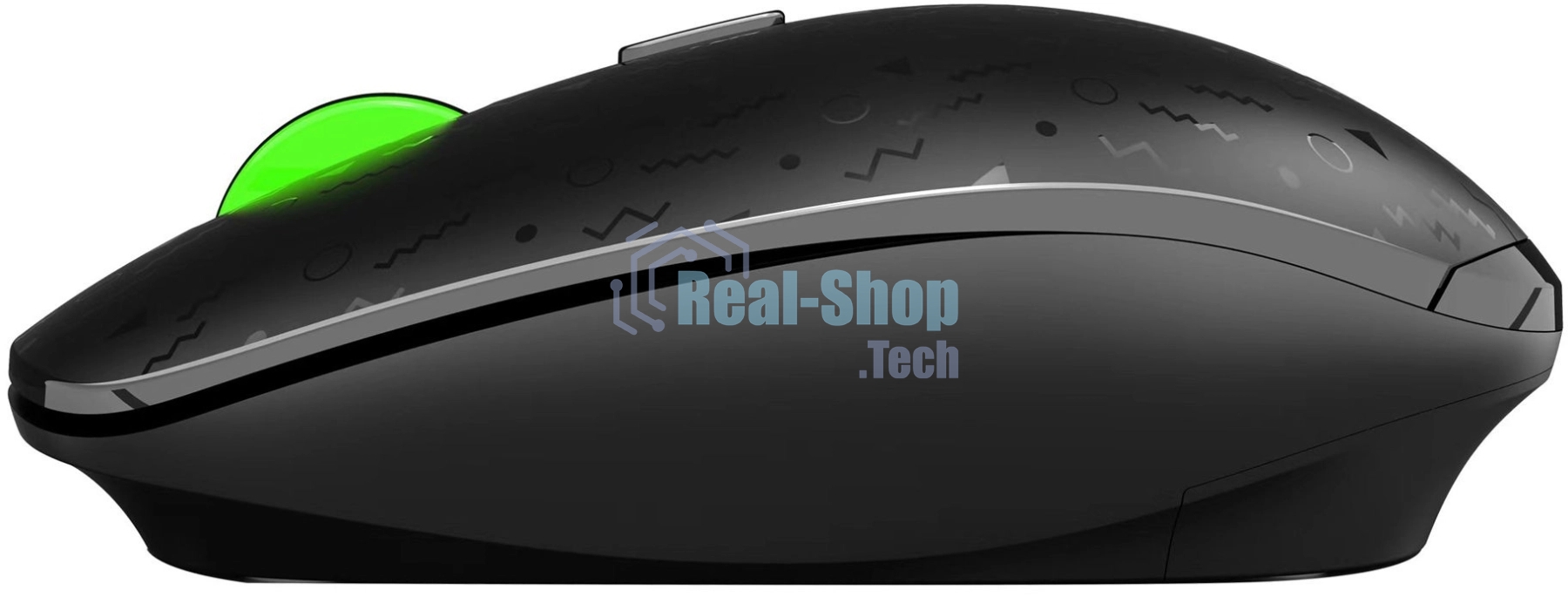 Мышь беспроводная Acer OMR307 черный, 1600 dpi, радиоканал, USB, кнопки - 4