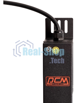 Блок распределения питания Powercom PDU-16AVMS20-18C13-2C19 18xC13+2xC19, 16A, 1,5U (1968234)