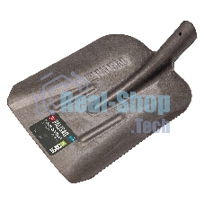 Лопата совковая, 235х285, ребра жесткости, рессорная сталь, 0,9 кг, без черенка, LUXE Palisad