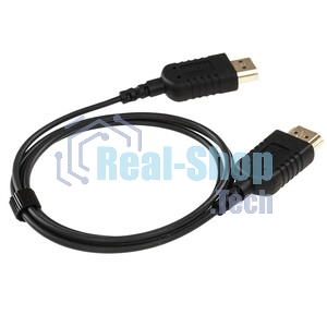 Кабель HDMI CP-HM-HM-1M Wize,1 м, v.2.0, K-Lock, soft cable, 19M/19M, позол.разъемы, экран, темно-серый, пакет