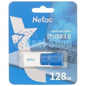 Флешка USB Netac U182 красный USB 3.0 Flash 128Gb, NT03U182N-128G-32RE, выдвижной