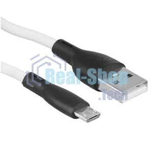 Кабель PERFEO USB2.0 A вилка - Micro USB вилка, белый, 2 м., бокс (U4011)