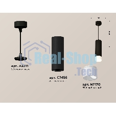 Светильник Ambrella Light XP7456004 SBK/FR черный песок/белый матовый MR16 GU5.3 (A2311, C7456, N7170)