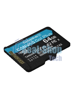 Флеш карта microSDXC 64Gb Kingston SDCG4/64GbSP Canvas Go! Plus V30 A2 w/o adapter