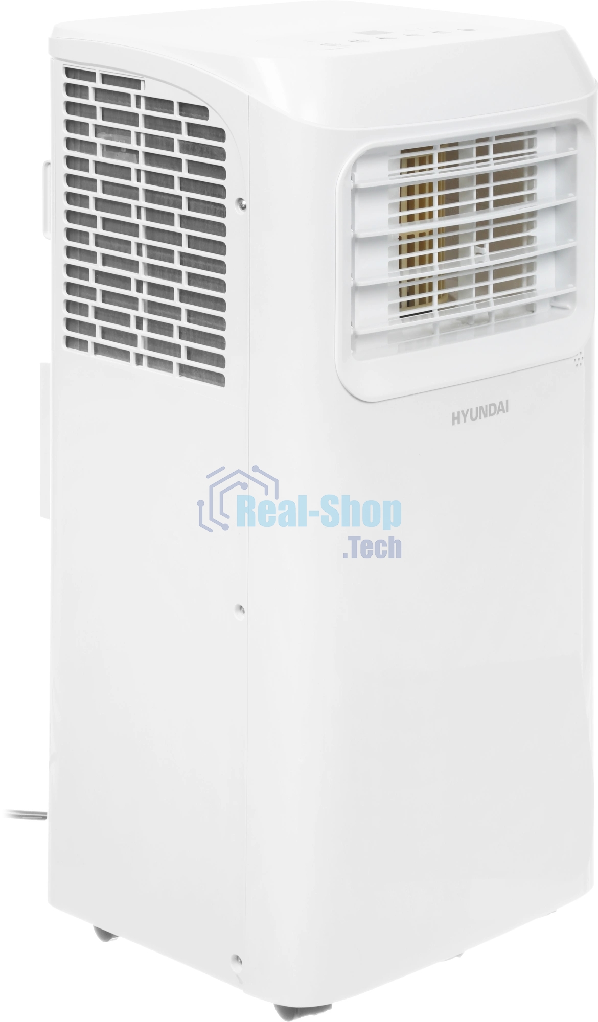 Кондиционер мобильный Hyundai HPAC-09-2 9000 BTU, 25 м², 64 дБ, охлаждение, осушение, белый