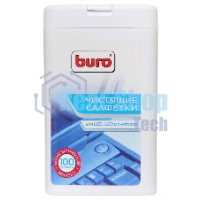 Салфетки Buro BU-tft для экранов ЖК мониторов туба 100шт влажных