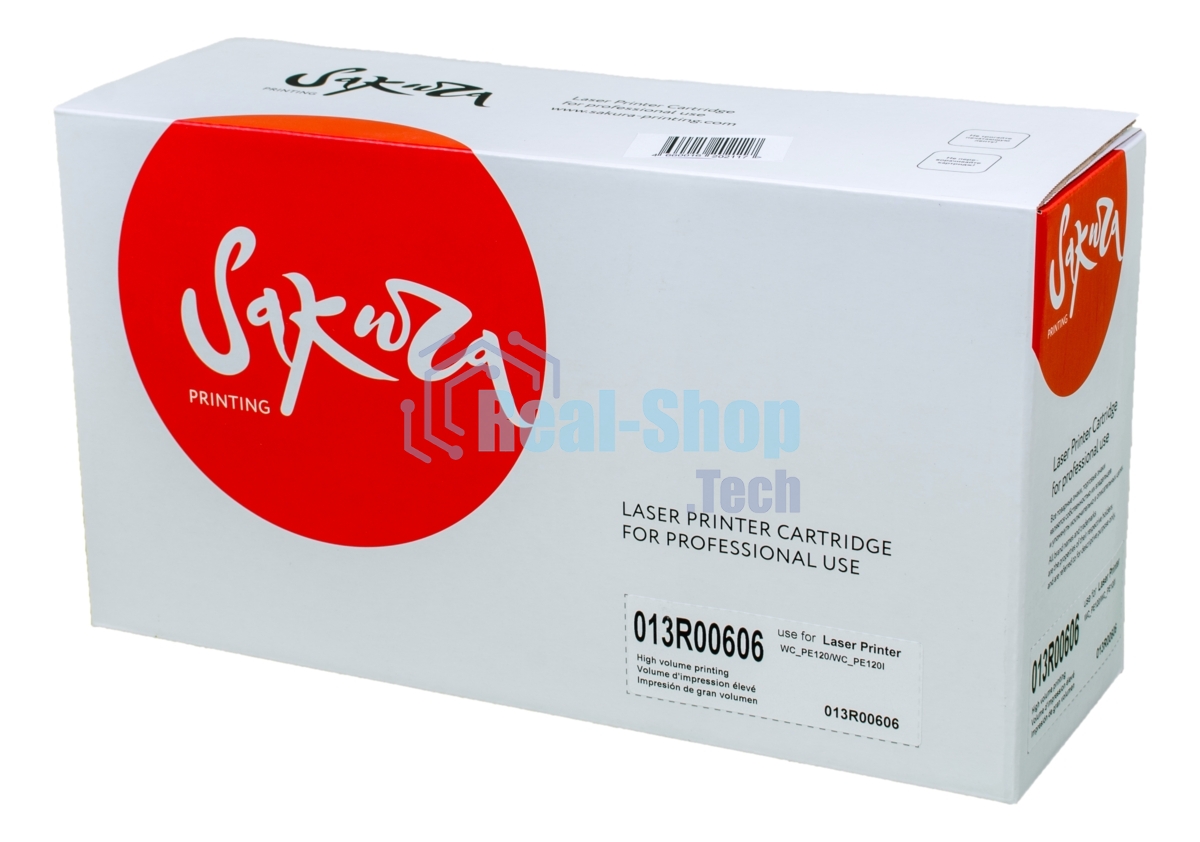 Картридж лазерный Sakura 013R00606 для Xerox WC_PE120/WC_PE120I, черный, 5000 к.