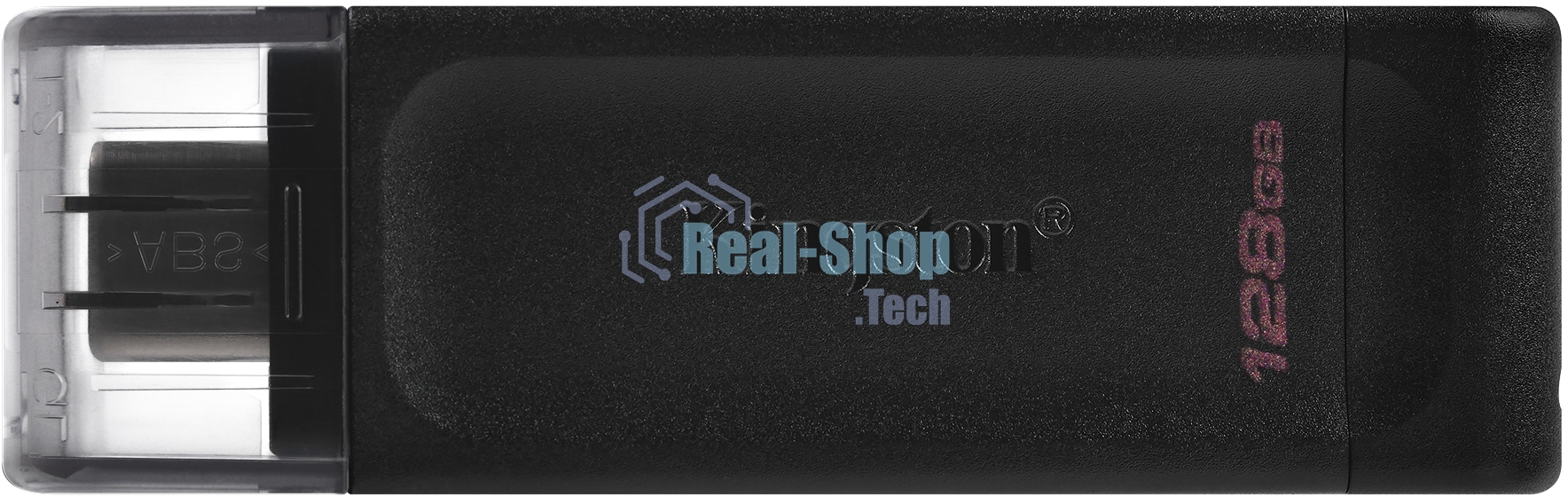 Флешка USB Kingston DataTraveler DT70 (DT70/128Gb), 128Gb, USB Type C, R/W 70/45, черный