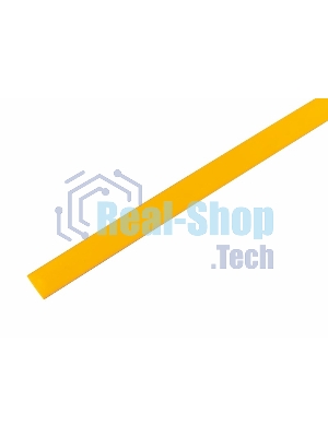 Термоусаживаемая трубка Rexant 9,0/4,5 мм, желтая, упаковка 50 шт. по 1 м