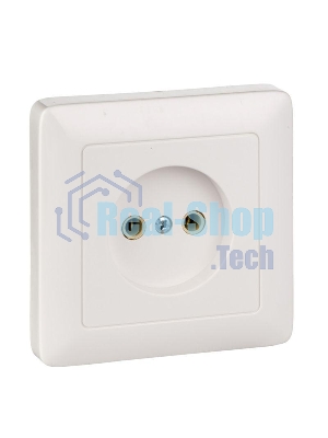Розетка WESSEN RS10-132-BХИТ белый 1-я б/з 10А скрытый монтаж