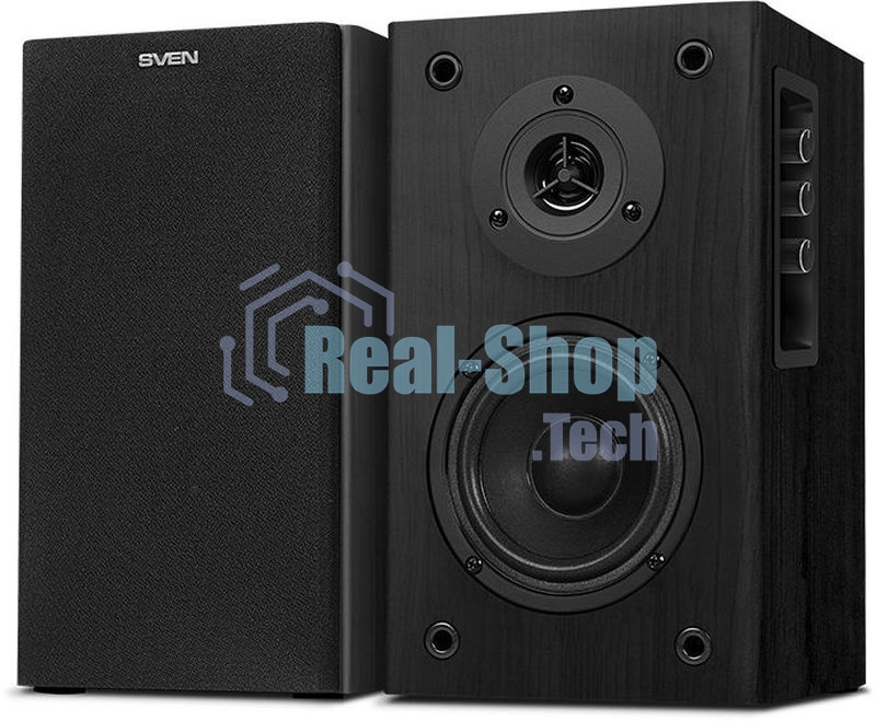Акустическая система Sven SPS-614 2.0 (2x20W, Bluetooth, дерево, black)