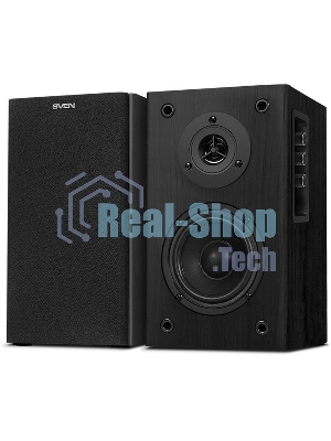 Акустическая система SVEN SPS-614 2.0 (2x20W, Bluetooth, дерево, black)