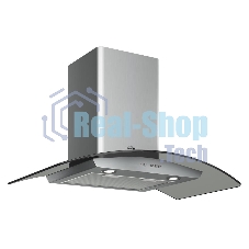 Вытяжка каминная Elikor Аметист 90Н-650-К3Д серебристый, 90 см, 650 куб. м/ч, 54 дБ