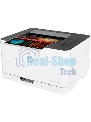 Принтер лазерный HP Color Laser 150nw (4ZB95A), A4, цветной, печ. до 18 стр/мин. (ч/б) до 4 стр/мин. (цвет), 600 x 600 dpi, USB, RJ-45, Wi-Fi, Air Print, Mopria