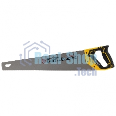 Ножовка по дереву Denzel 500 мм, 9 TPI, зуб 3D, двухкомпонентная рукоятка