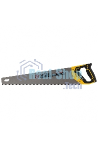 Ножовка по дереву Denzel 500 мм, 9 TPI, зуб 3D, двухкомпонентная рукоятка