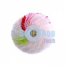 Мини-валик сменный Сибртех Эмали,60мм,ворс 12мм,D 16мм,D ручки 6мм,полиамид,полиакрил