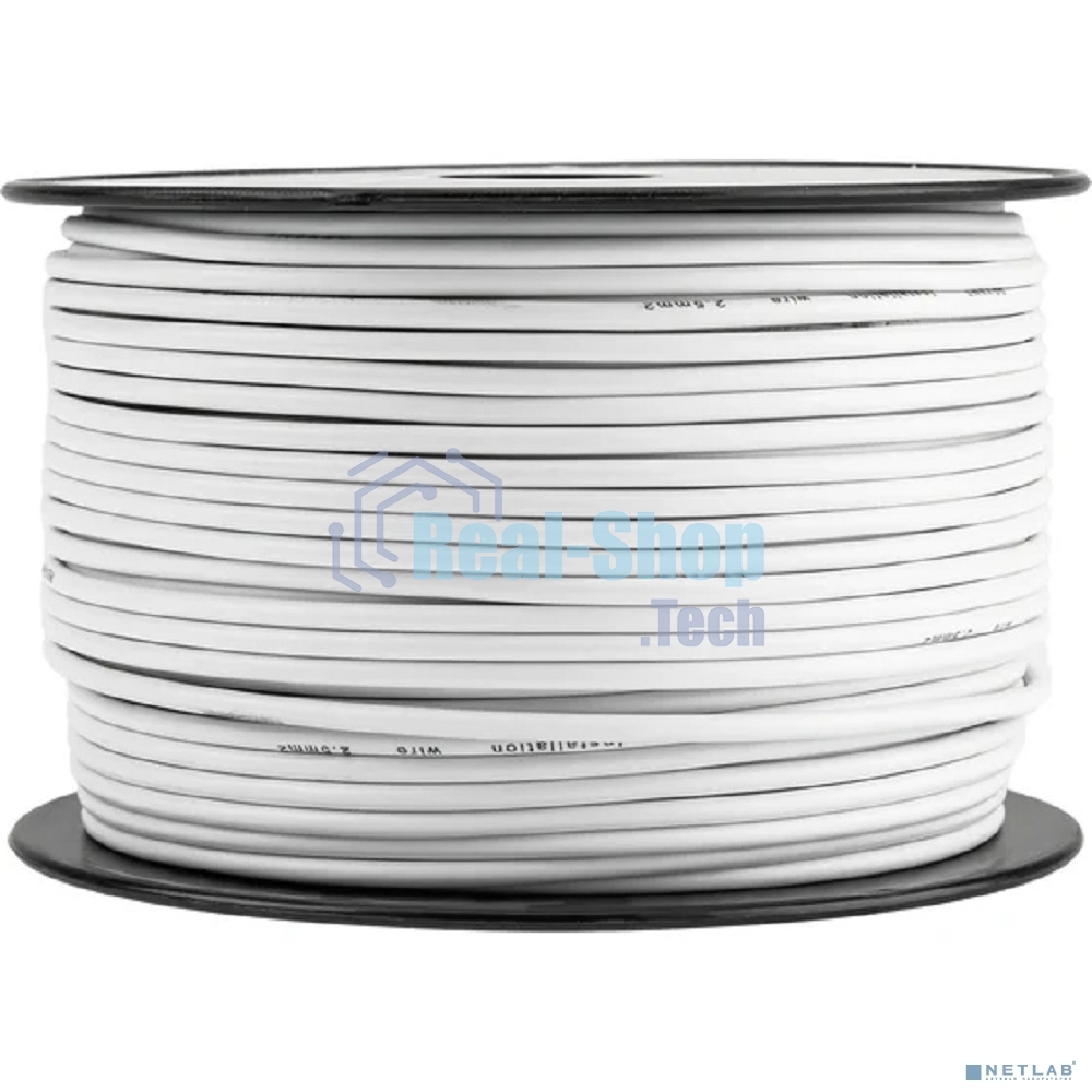 Провод ПГВА Rexant 1х2.50 мм², белый, бухта 100 м