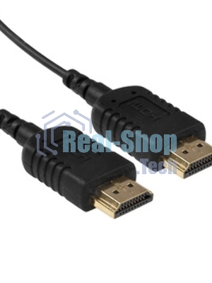 Кабель HDMI CP-HM-HM-1M Wize,1 м, v.2.0, K-Lock, soft cable, 19M/19M, позол.разъемы, экран, темно-серый, пакет