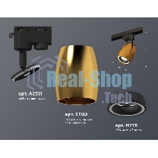 Светильник Ambrella light XT1125010 PYG/SBK/FR золото желтое полированное/черный песок/белый матовый MR16 GU5.3