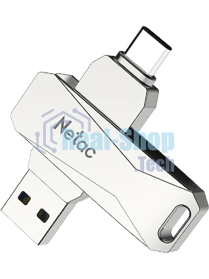 Флешка USB Netac U782C USB 3.0+TypeC Dual Flash 32Gb NT03U782C-032G-32PN