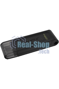 Флешка USB Kingston DataTraveler DT70 (DT70/128Gb), 128Gb, USB Type C, R/W 70/45, черный