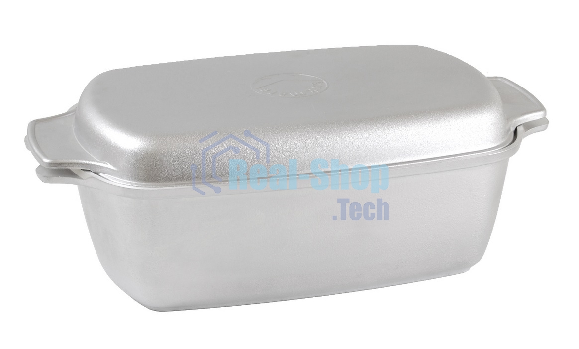 Гусятница алюминиевая с крышкой Kukmara 5,5 л