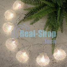 Каскад Lamper Хранитель жемчужины LED 4 м с выносной солнечной панелью 2 м и аккумулятором, холодное белое свечение