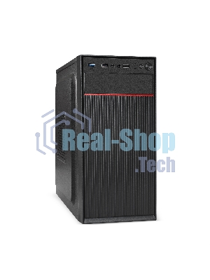 Компьютерный корпус Minitower ExeGate BAA-113U-AAA350 (mATX, БП AAA350 с вент. 8см, 2хUSB+1хUSB 3.0, аудио, черный)