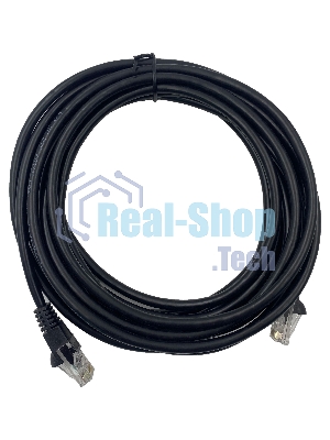 Патч-корд Buro UTP 4 пары cat.5e CCA molded 5м черный RJ-45 (m)-RJ-45 (m)