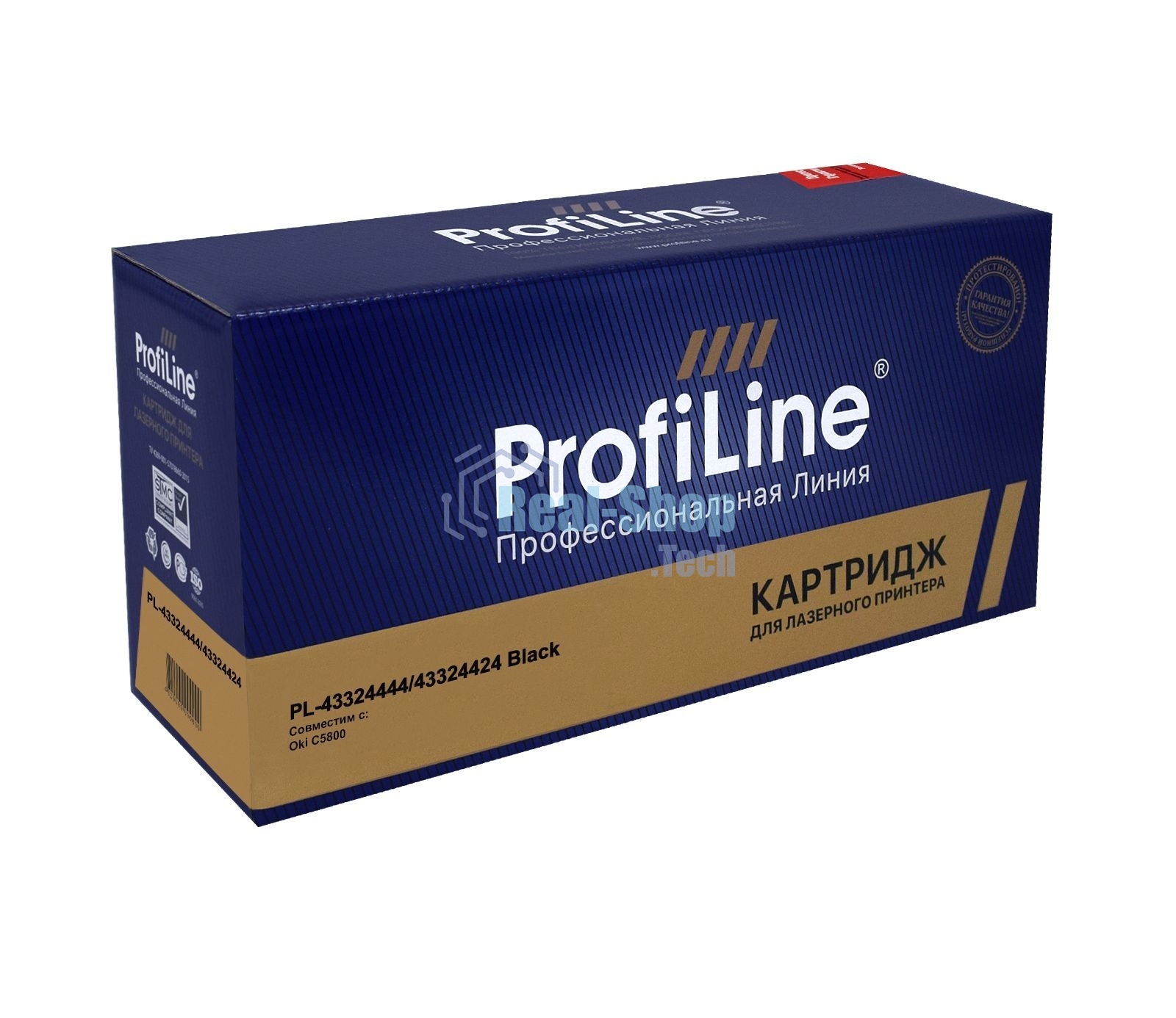 Картридж ProfiLine PL-43324444/43324424 для принтеров Oki C5800 черный 6000 копий
