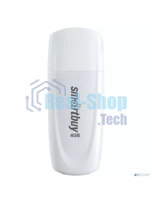 Флешка USB Smartbuy Scout White (SB004Gb2SCW), 4Gb, USB 2.0, R/W 12/5, белый