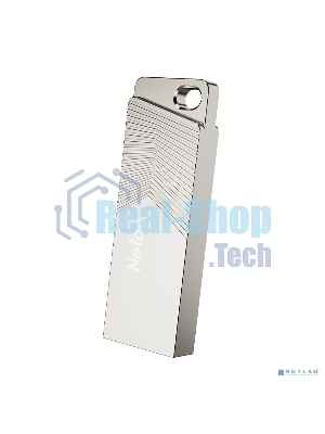 Флешка USB Netac UM1 (NT03UM1N-128G-32PN), 128Gb, USB 3.2, R/W 150/45, серебристый