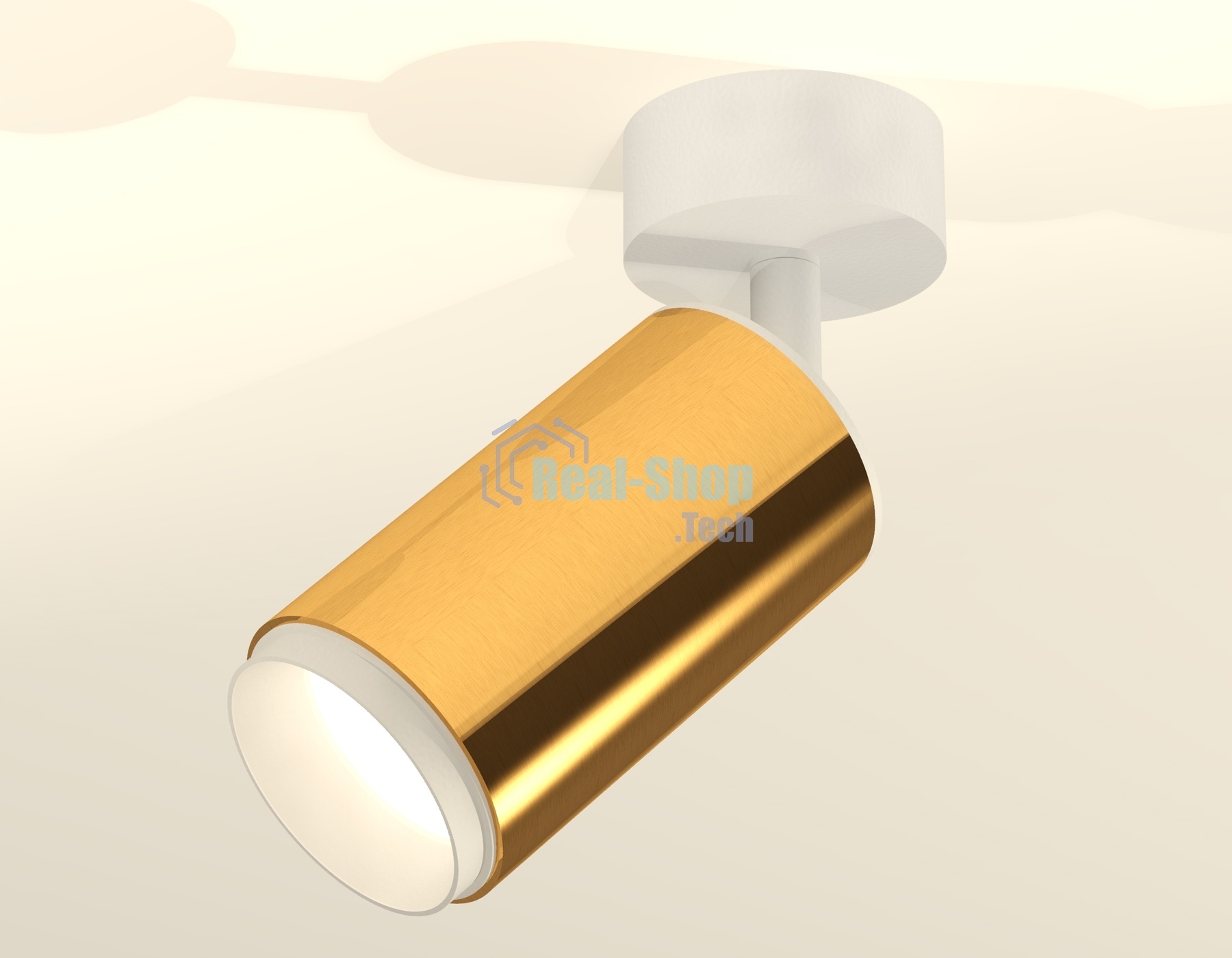 Светильник Ambrella Light XM6327002 PYG/SWH золото желтое полированное/белый песок MR16 GU5.3 (A2202, C6327, N6120)